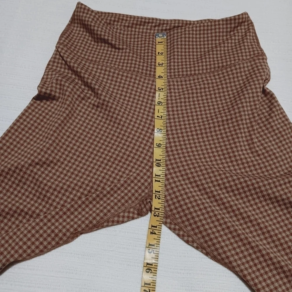 3 X$25  Madewell Flex Leggings - Check Print High-rise, slim fit. Size L